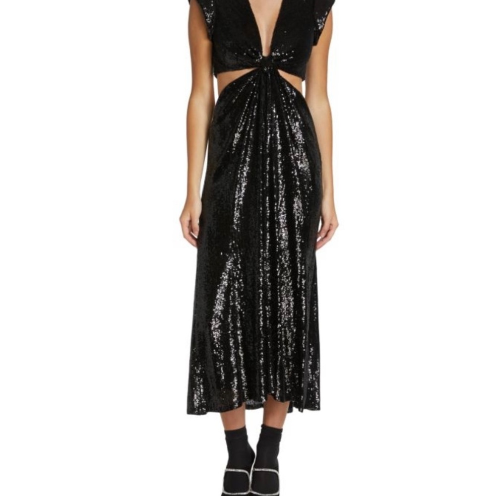 A.L.C.
Alexis Sequin Cut Out Midi Dress